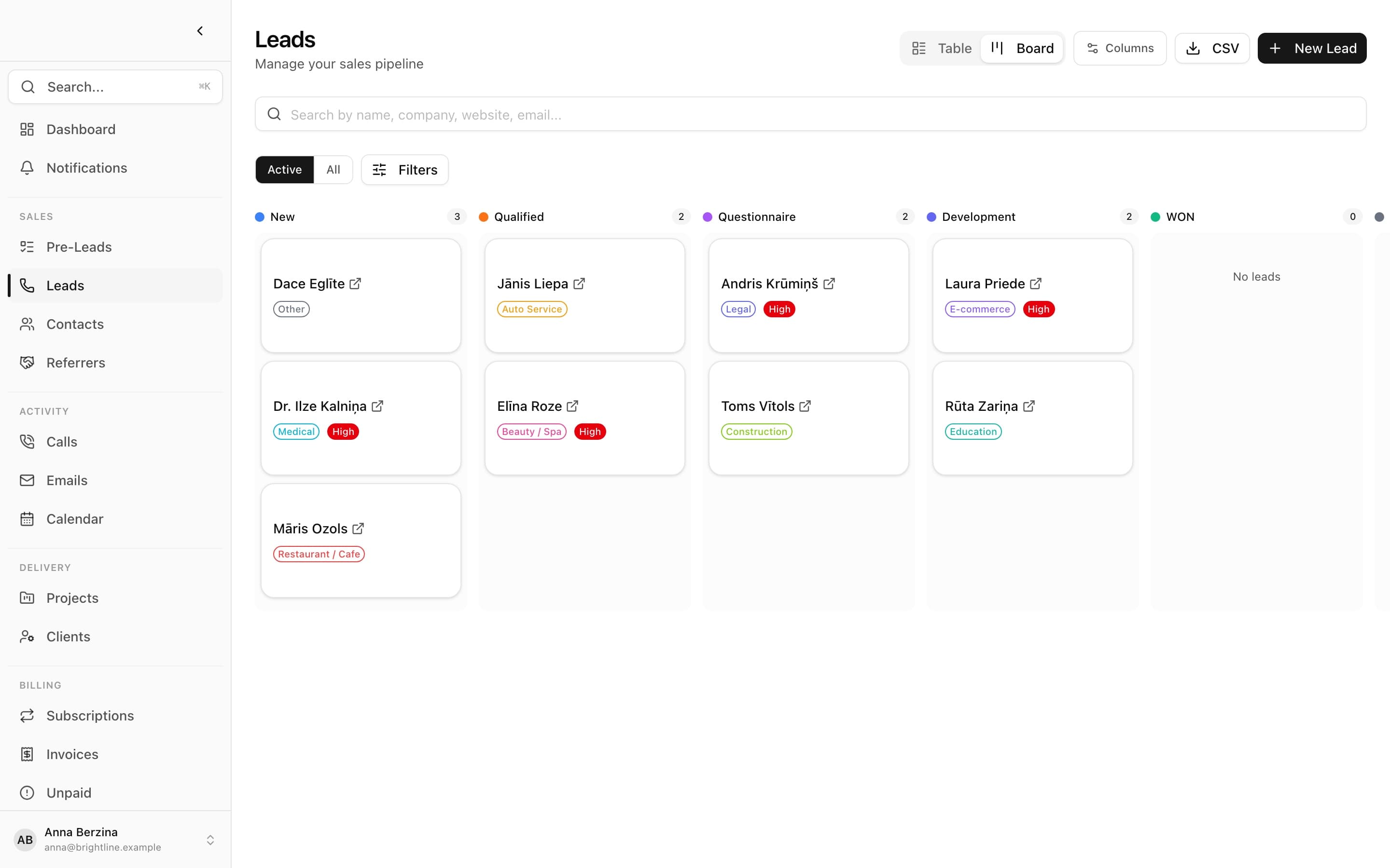Web Studio CRM thumbnail 2