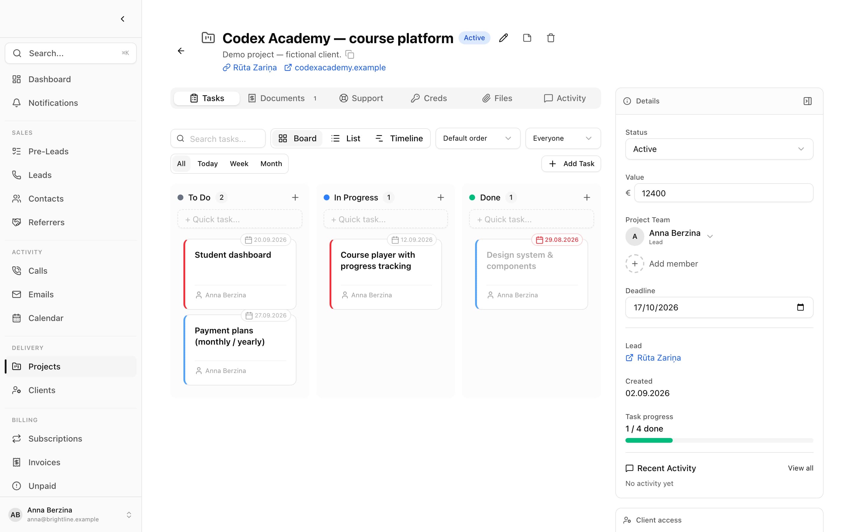 Web Studio CRM thumbnail 3